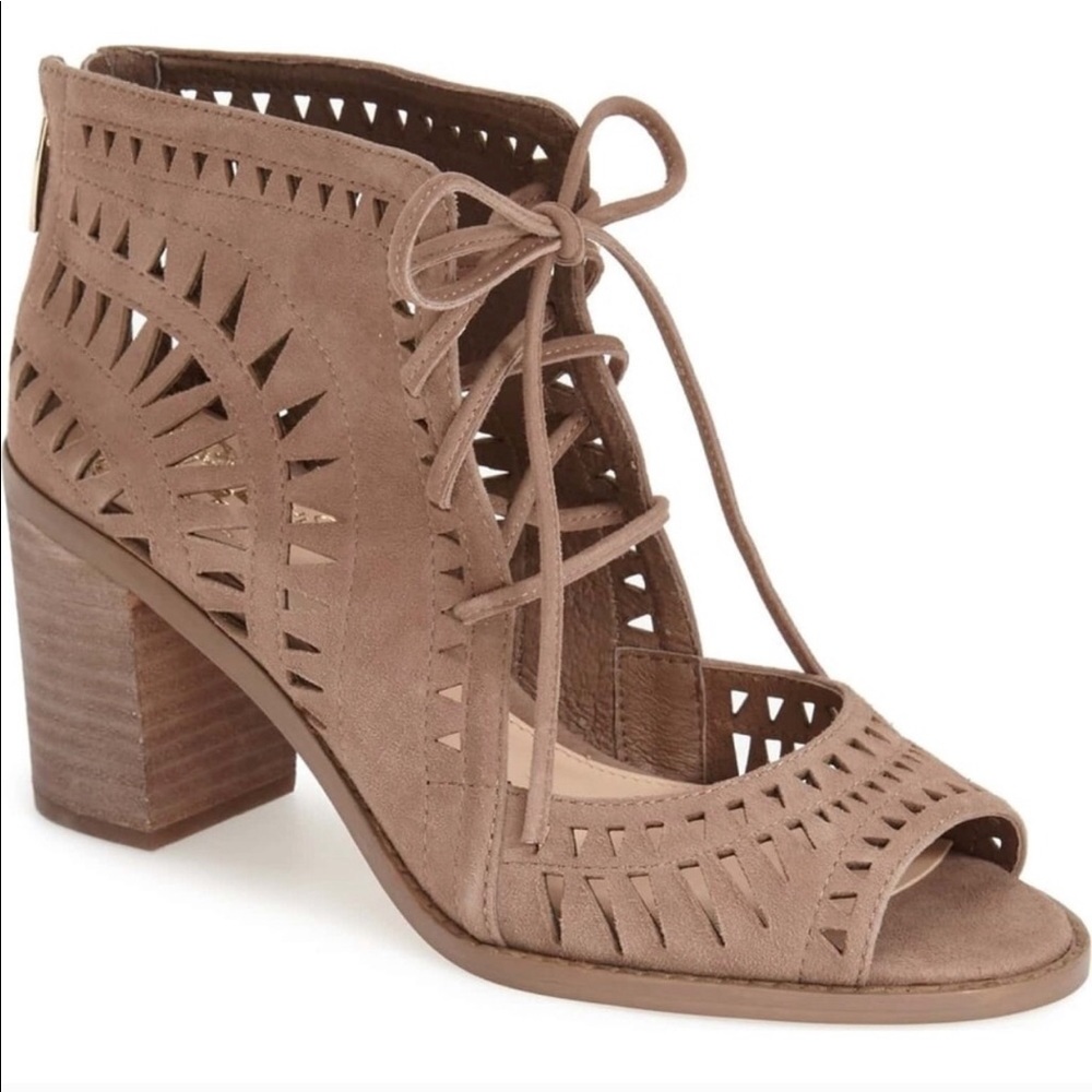 Suede lace up heels - Vince Camuto